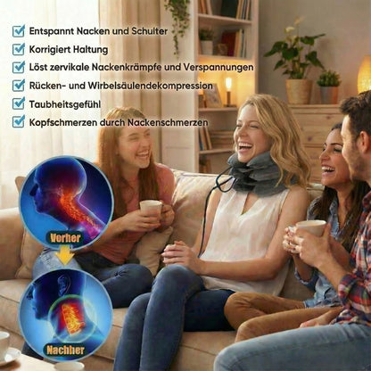 NeckRelief Air™ - „Unterwegs entspannen, Nacken mobilisieren, Körper aufrichten.“