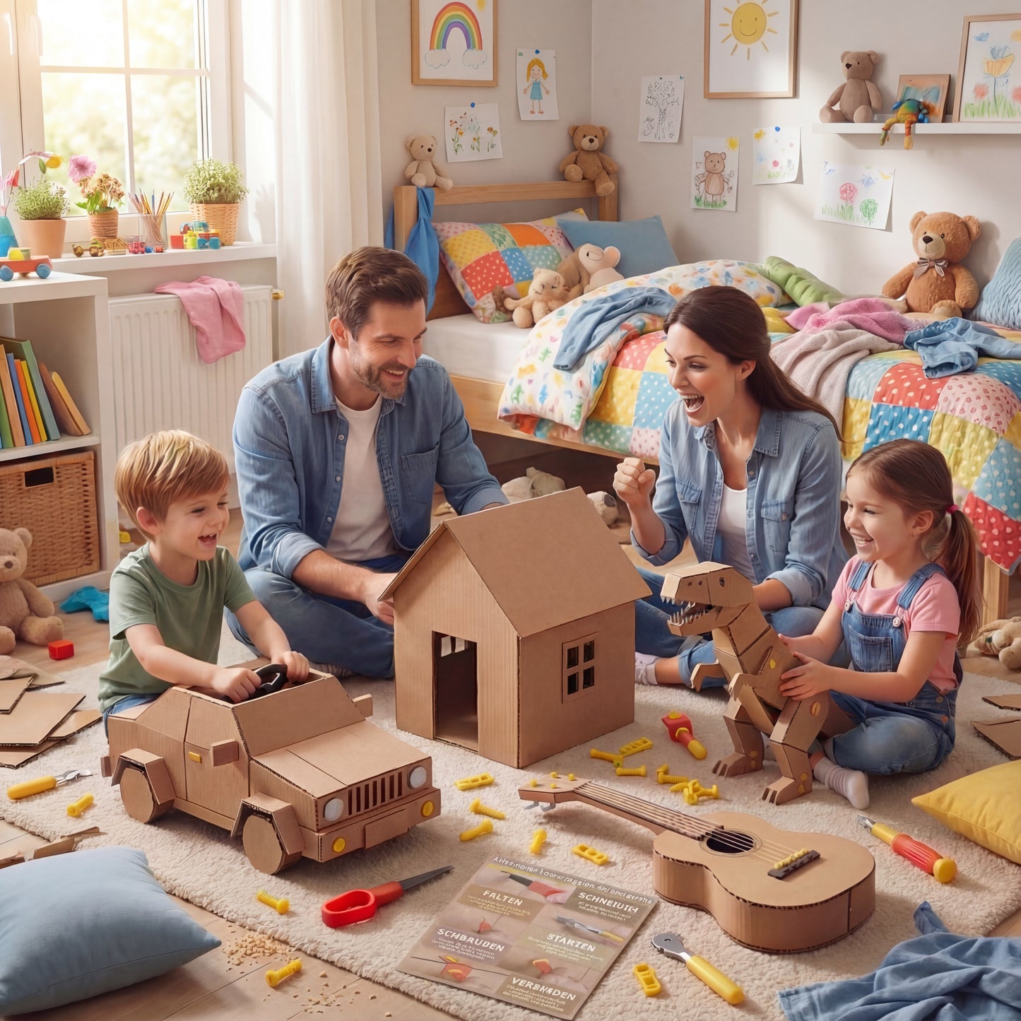 Cardboard Maker Kit™ -  „Werkzeugset für junge Konstrukteure und Karton-Abenteurer.“