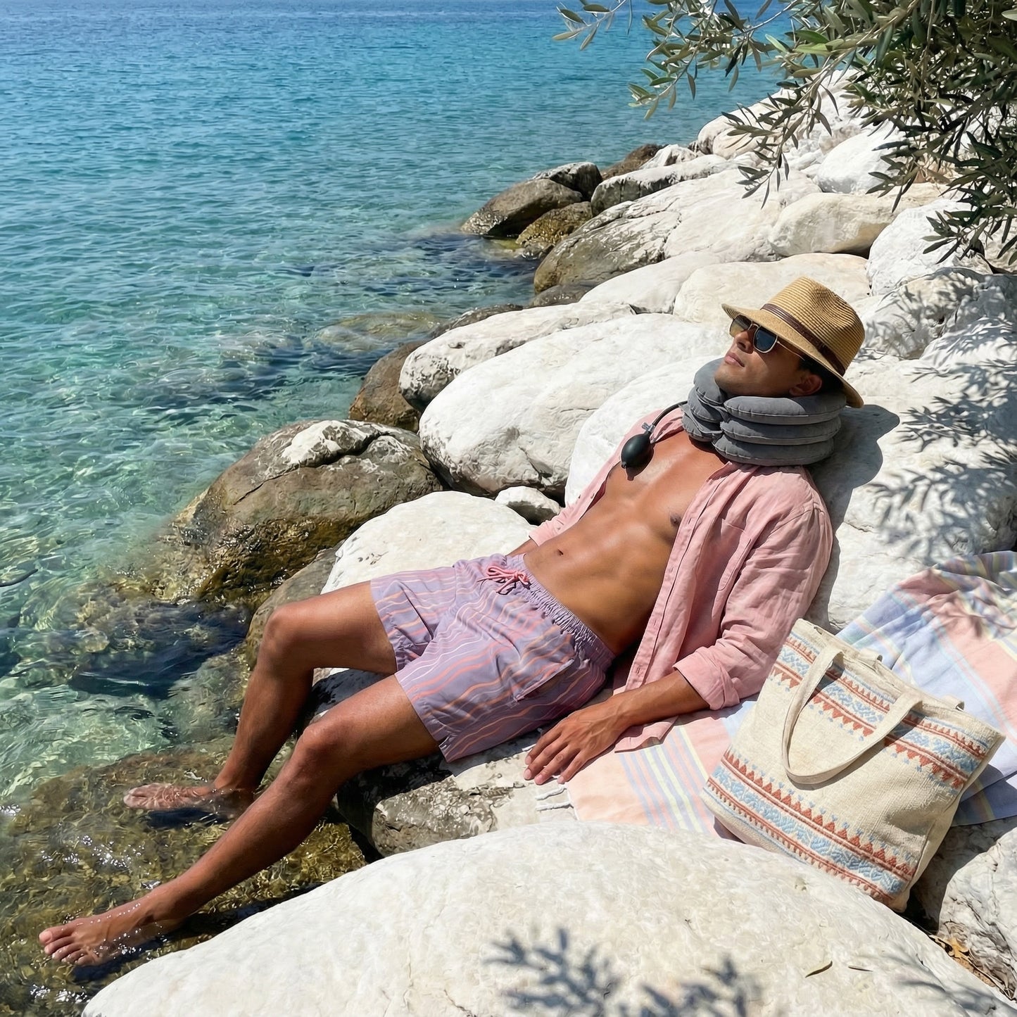 NeckRelief Air™ - „Unterwegs entspannen, Nacken mobilisieren, Körper aufrichten.“