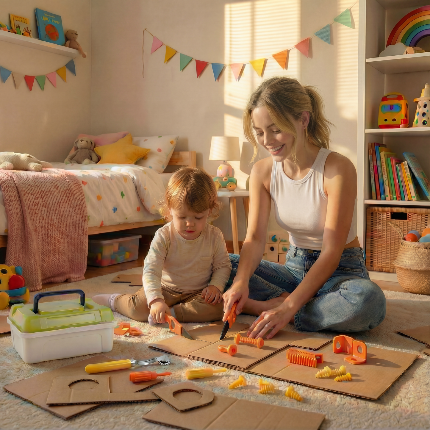 Cardboard Maker Kit™ -  „Werkzeugset für junge Konstrukteure und Karton-Abenteurer.“